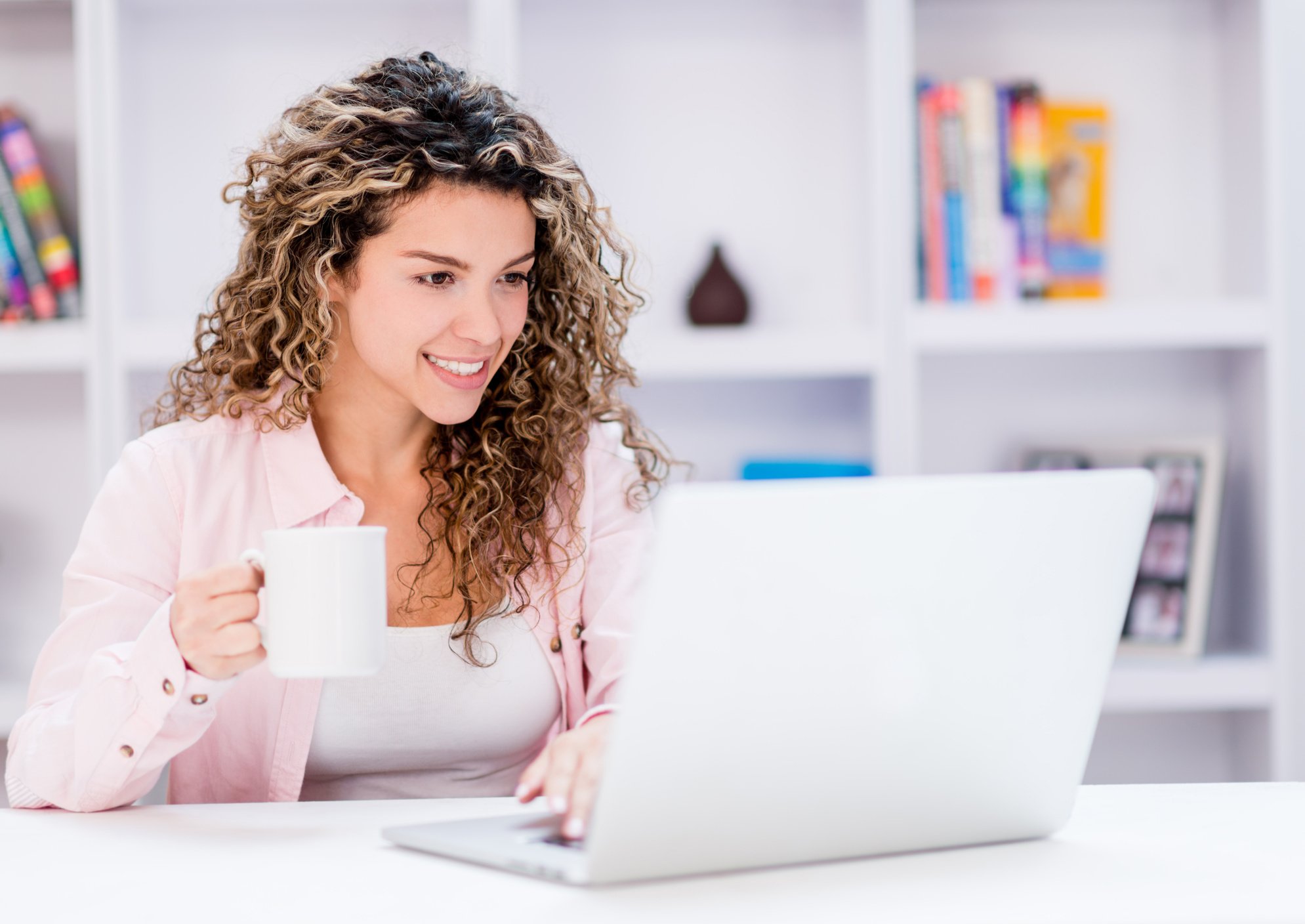 Woman on the computer